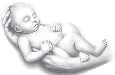 Commissioned portrait drawing for Singapore Kindness Movement, baby portrait