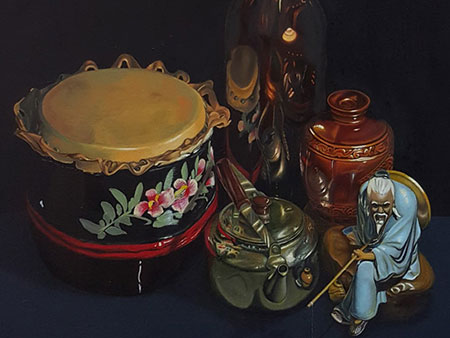 Classical realism oil painting techniques and classes with a contemporary art curriculum that centers on improved visual art methods from the Realist school of thought in current South East Asian Art and Singapore art culture. Traditional and classical visual art studio practice - a guide to Singapore contemporary art and arts scene