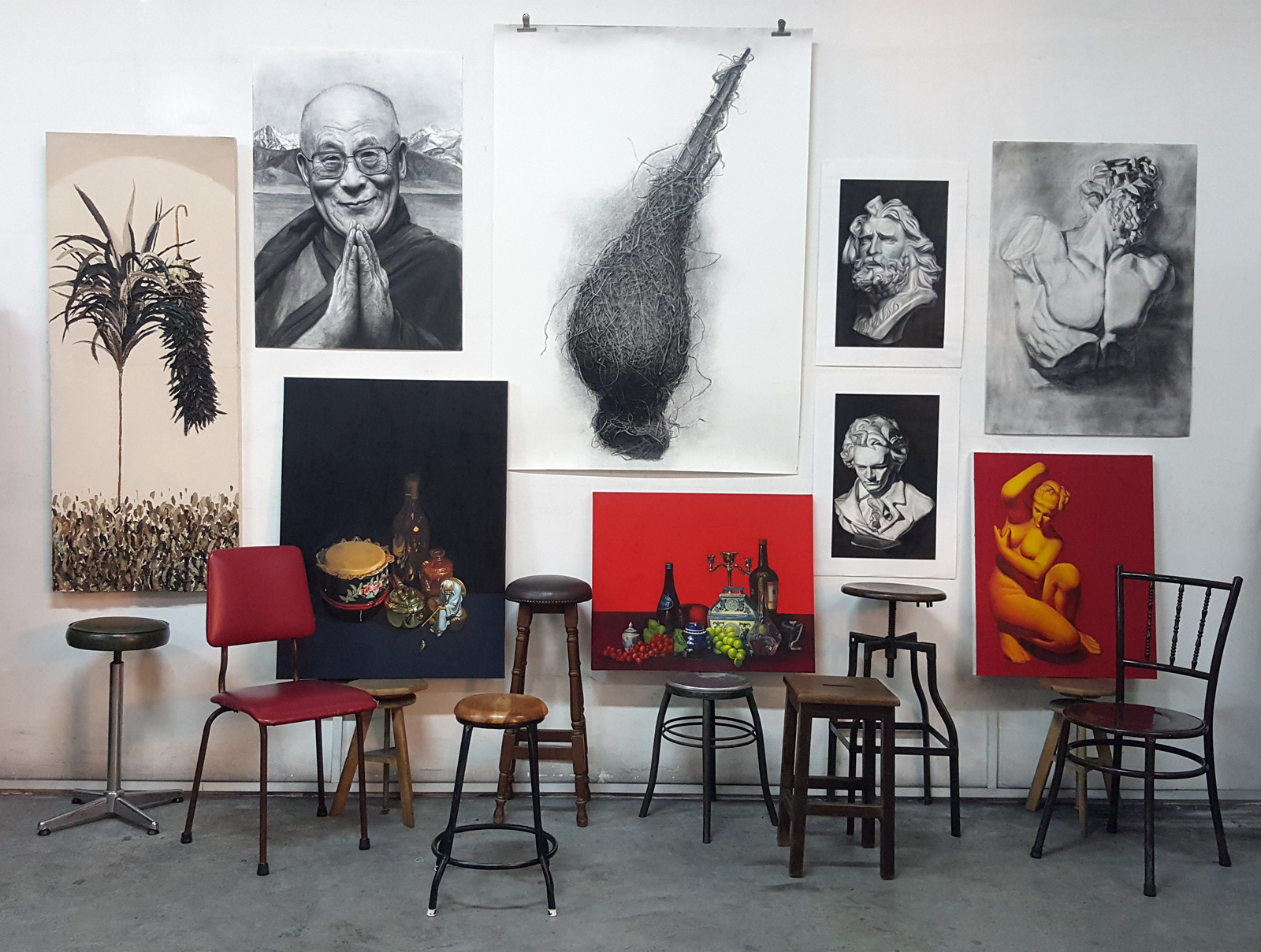 A Singapore contemporary art showcase on modern art space, culture and  academic fine art, classical art studies, art studio practices and art classes in Singapore arts scene