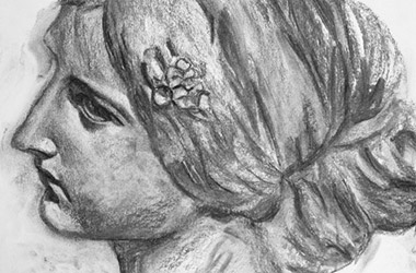 Girl Portrait III - Singapore art class - contemporary impression realism