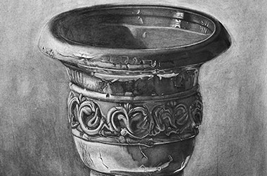 Garden Pot - Enlargement Art - Singapore contemporary art class. Beautiful artwork by Singapore contemporary artist