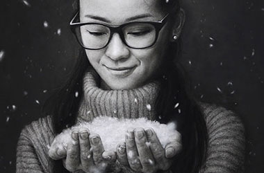 Flora - Hyper-realistic Portrait Drawing, Singapore art class and arts scene. Beautiful artwork by Singapore contemporary artist