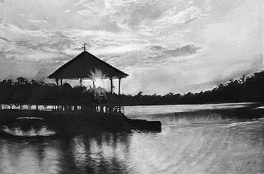 realistic charcoal drawing