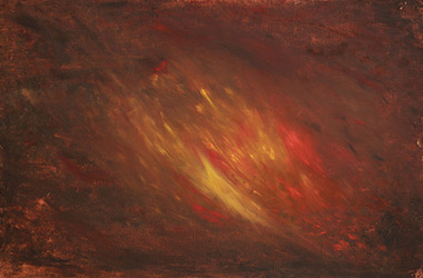 Untitled 5: abstract oil painting, Singapore contemporary artists and art