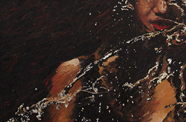 Portrait IV - self portrait, contemporary realism in oil painting, Singapore contemporary artist