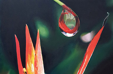 contemporary oil painting of still life. Artwork by Singapore contemporary artist