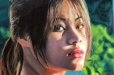 contemporary realism portrait painting