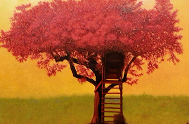 Red Tree by Karen