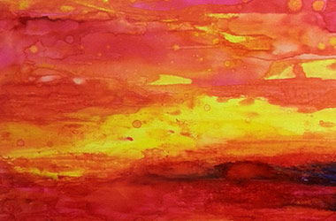 Untitled 1: Singapore abstract oil painting, Singapore contemporary art scene. Artwork by Singapore contemporary artist