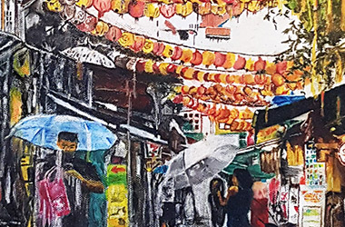 NAFA certificate oil painting course intermediate lecturer Raphael Koh