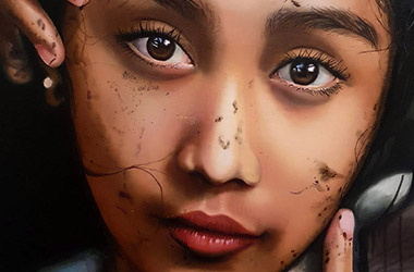 contemporary realism portrait painting