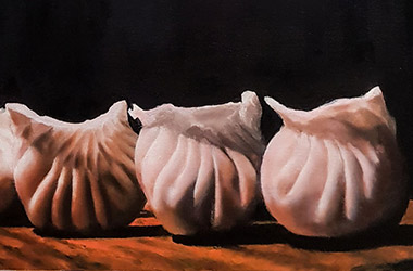 contemporary oil painting. Artwork by Singapore contemporary artist