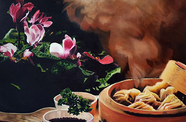 contemporary oil painting. Artwork by Singapore contemporary artist