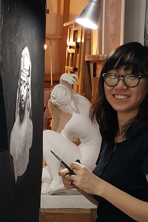 A Singapore contemporary art showcase on modern art space, culture and  academic fine art, classical realism art studies, art studio practices and art classes in Singapore arts scene