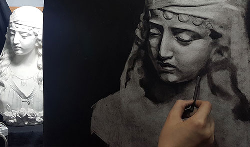 A Singapore contemporary art showcase on modern art space, culture and academic fine art, classical realism art studies, art studio practices and art classes in Singapore arts scene