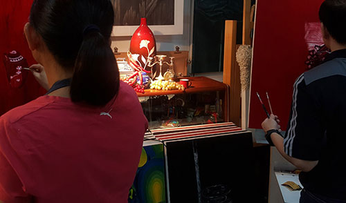 A Singapore contemporary art showcase on modern art space, culture and  academic fine art, classical realism art studies, art studio practices and art classes in Singapore arts scene