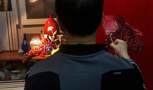 A Singapore contemporary art showcase on modern art space, culture and  academic fine art, classical realism art studies, art studio practices and art classes in Singapore arts scene