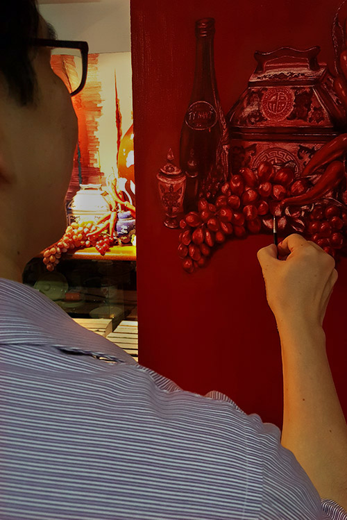 A Singapore contemporary art showcase on modern art space, culture and  academic fine art, classical realism art studies, art studio practices and art classes in Singapore arts scene