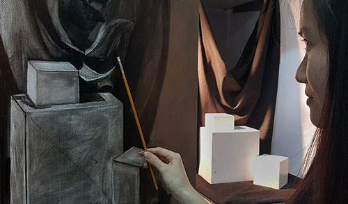 A Singapore contemporary art showcase on modern art space, culture and  academic fine art, classical realism art studies, art studio practices and art classes in Singapore arts scene