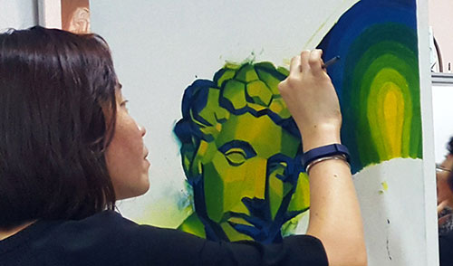 A Singapore contemporary art showcase on modern art space, culture and  academic fine art, classical realism art studies, art studio practices and art classes in Singapore arts scene