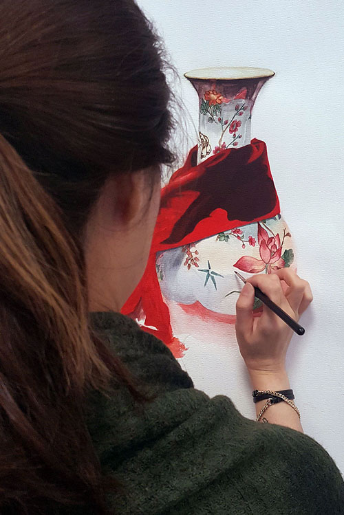 A Singapore contemporary art showcase on modern art space, culture and  academic fine art, classical realism art studies, art studio practices and art classes in Singapore arts scene