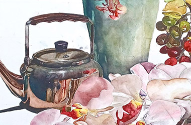 NAFA certificate oil painting course intermediate lecturer Raphael Koh